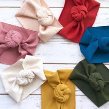 Big Bow Knot Headwrap Baby Headband Top Knot Headbands Over Sized Bow Hair Turban Newborn Head Band Girl Large Hair Bows