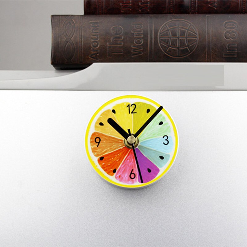 Fruit Koelkast Magneet Wandklok Lime Moderne Keuken Klok Horloge Home Decor Koelkast Klok Fruit Muur Art Uurwerken