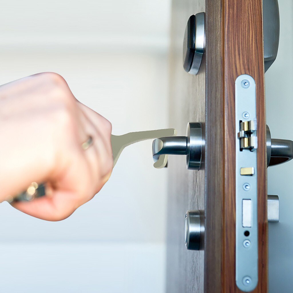 Türöffner Beste Kontaktlose Sicherheit Türöffner Sicherheit Schutz Isolation Durcheinander Schlüssel Tür Öffner # W