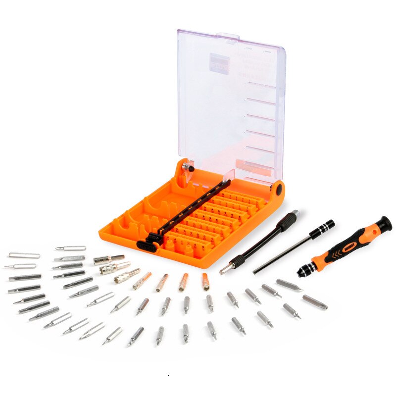 Jakemy 45 In 1 JM-8130 Originele Precisie Schroevendraaier Box Set Met Chrome Vanadium Bits Voor Diy Mobiele Telefoon laptop