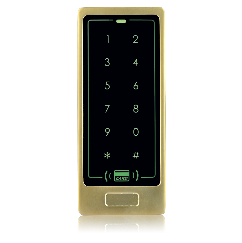 Outdoor Touch Keypad Rfid Card Standalone Access Control Reader With Metal Case Keypad Standalone Rfid Access Control