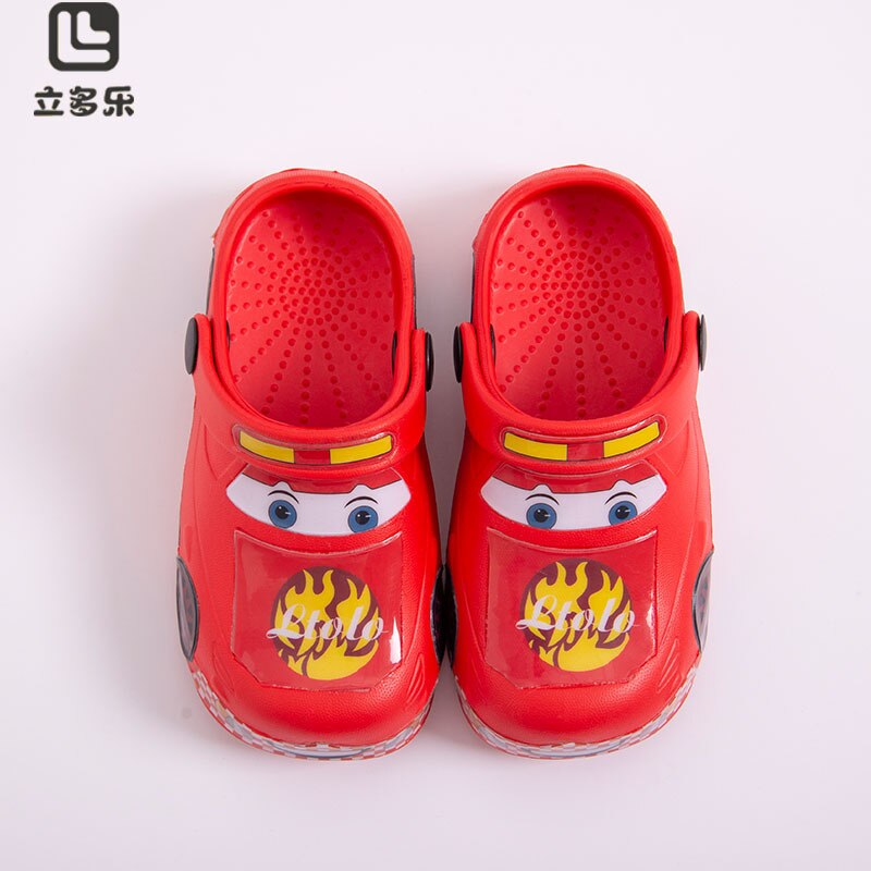 Kids Mule Boys Clogs Sandals Slippers: Red / 27-28