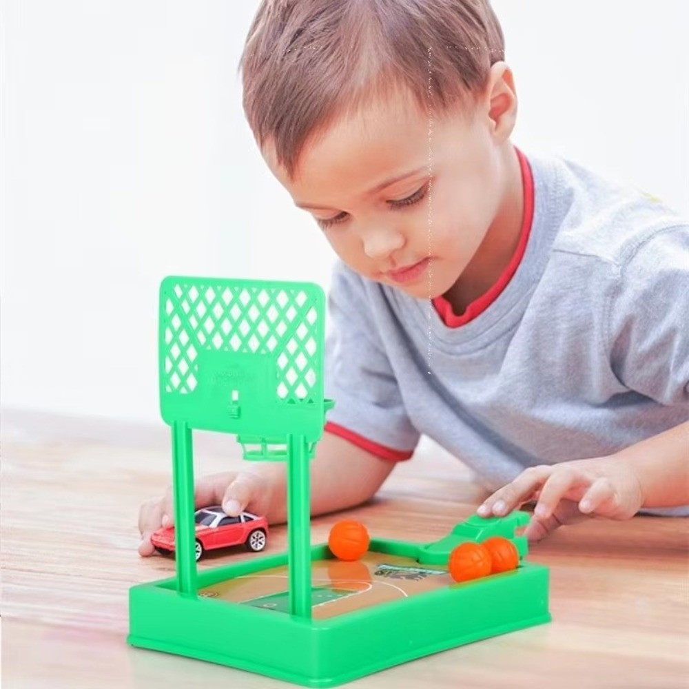 Mini Basketball Game Set Portable Fun Desktop Basketball Machine Novelty Toy for