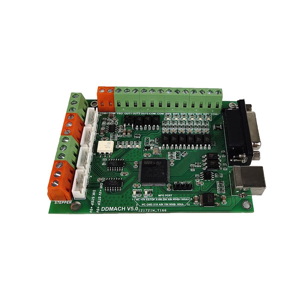 Carte de contrôle de mouvement usb-mach3, 4 axes, 125KHz, machine à graver CNC, avec interface de volant