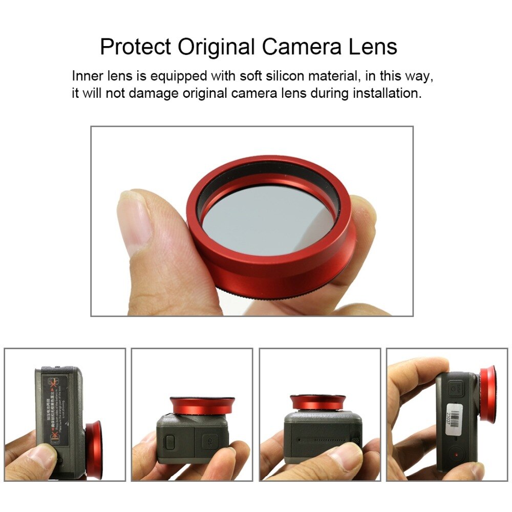 PULUZ filtro obiettivo CPL per DJI Osmo accessori d&#39;azione accessori per fotocamere sportive fotografici