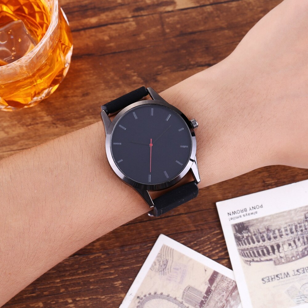 Populair zakelijk herenhorloge met grote wijzerplaat, casual, cool sporthorloge met quartzhorloge