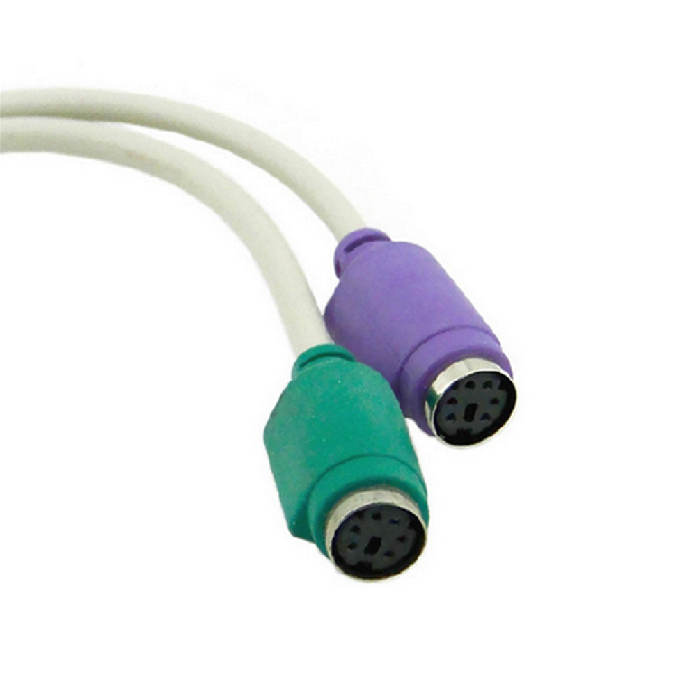 1PC USB Male To PS/2 PS2 Female Converter Cable Cord Converter Adapter Keyboard Computer Accessories Keyboard Adapter