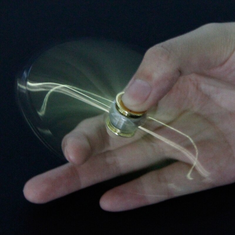 LED Spinning Pen Ball Pen Fidget Spinner Hand Top Light EDC Stress Relief Toys