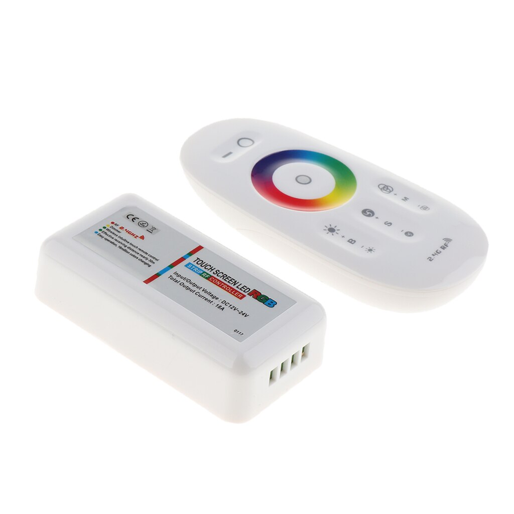 RF Remote Controller LED Strip Light Wireless Control Switch DC 12-24V