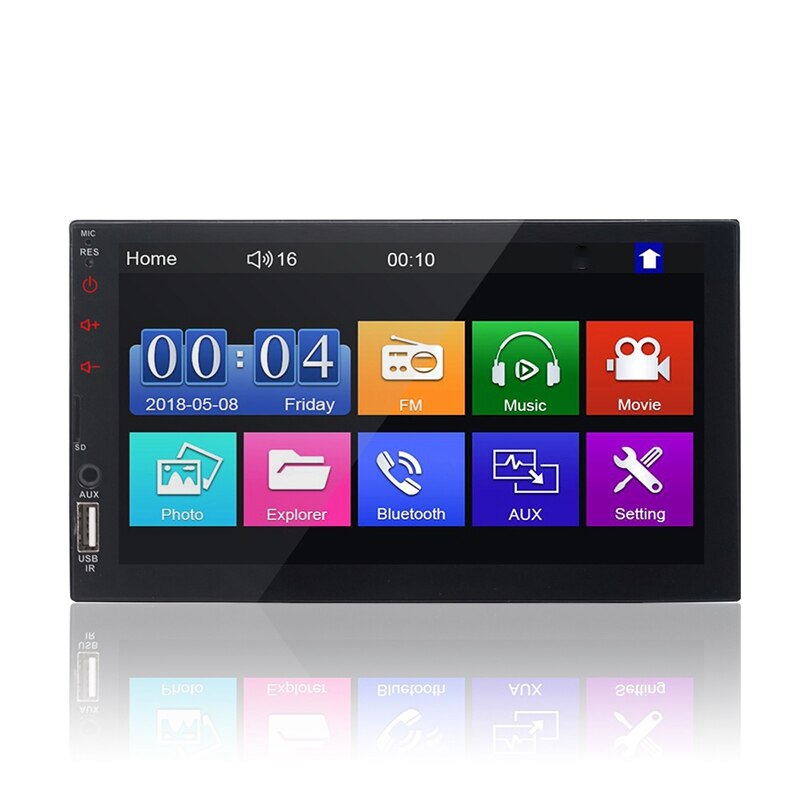7 Inch Hd Screen 2Din Mp5 Player 7023 Car Bluetooth Handsfree Reversing Rear View Multimedia Player