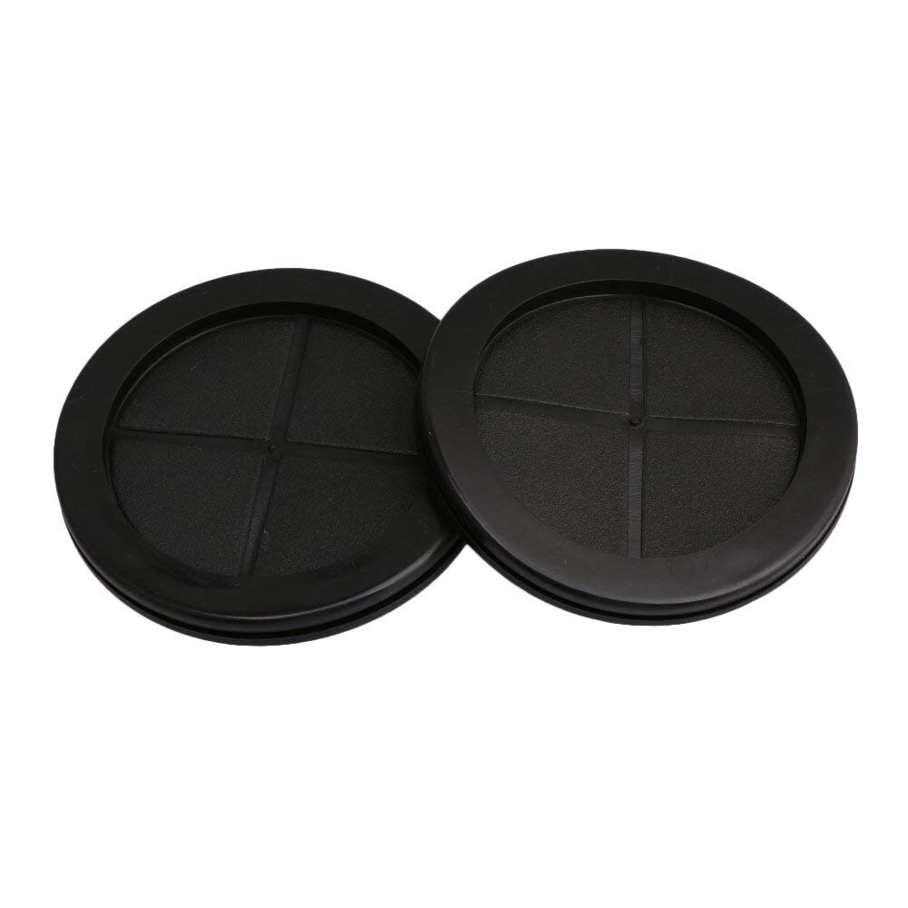 4 st 80mm svart rund form dubbelsidig sluten tom gummi ledning tråd grommets packningar skydd ring ring förbättring