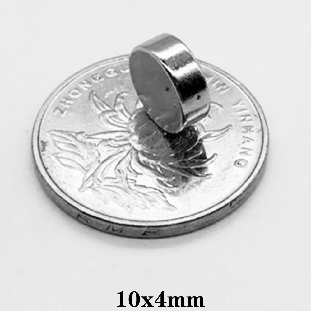 10 ~ 200 Stuks 10X4 Mm Sterke Neodymium Magneet Disc 10Mm X 4 Mm Krachtige Magneten 10X4 Mm Permanente Kleine Ronde Magneet 10*4 Mm