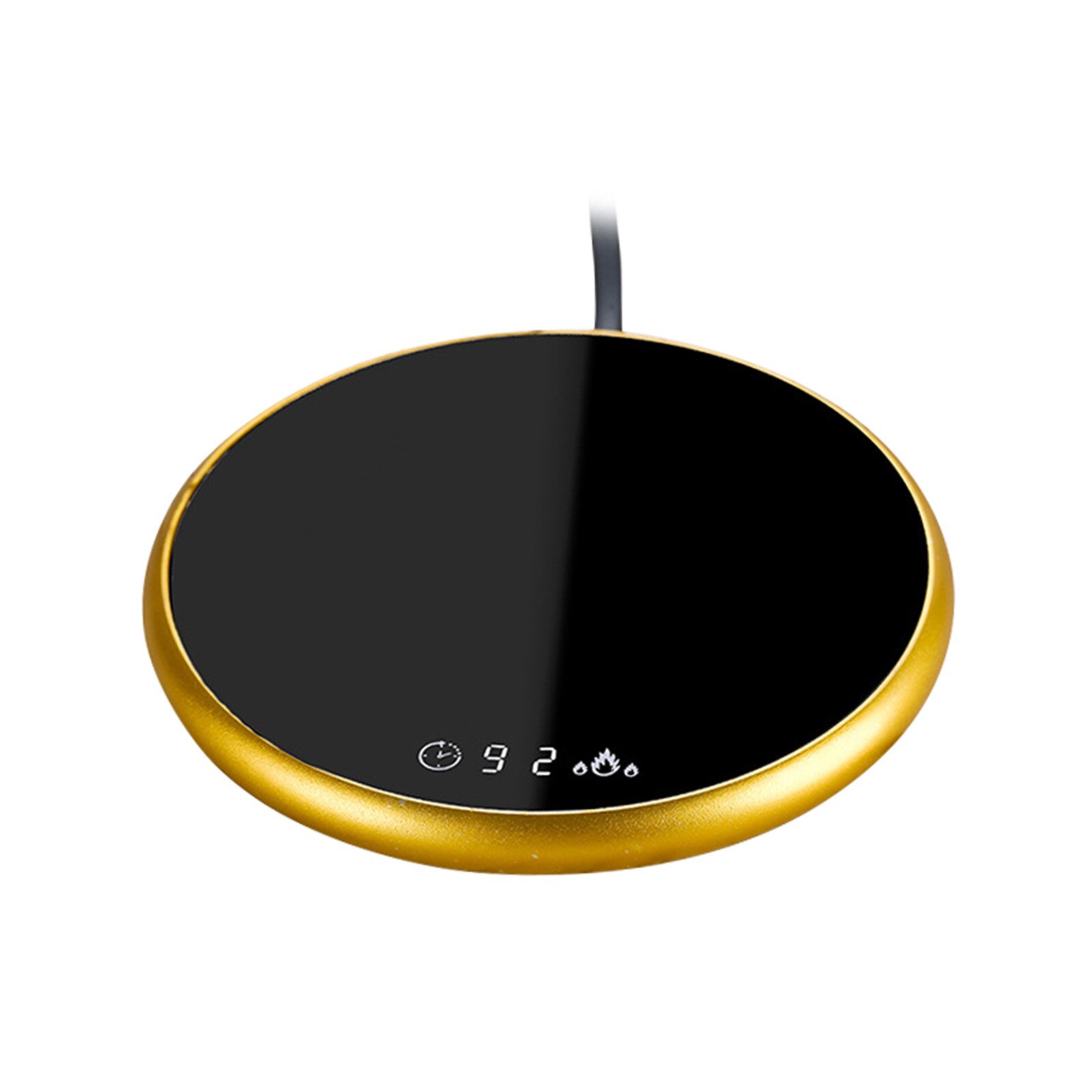 Heating Coaster Coffee Mug Cup Electric Warmer Beverage with Timer 2 Temperatures Settings For Water DU55