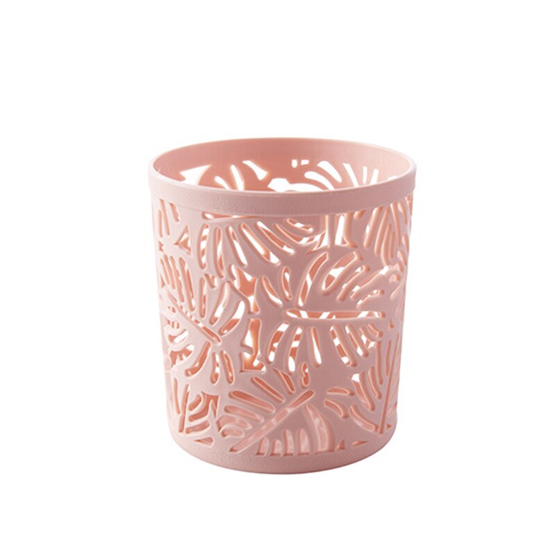 Porte-crayon et Pot en plastique, en dentelle, creux, pour brosse à fleurs, accessoires: PK