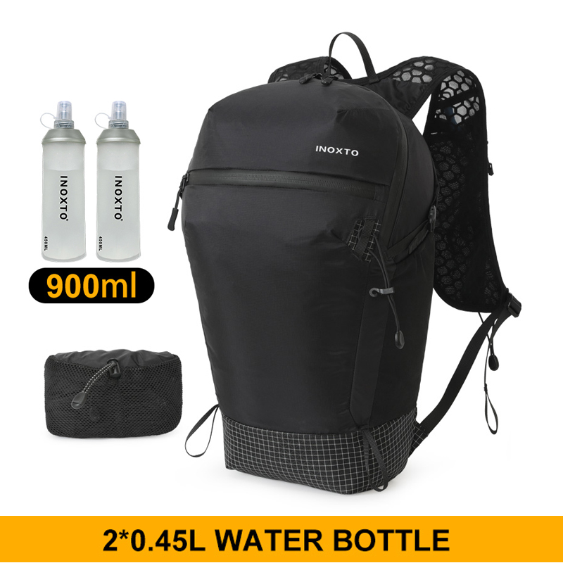 14L Lauf-Trinkweste-Rucksack, leichter wasserdichter Wanderrucksack, geeignet für Wandern, Trailrunning-Tasche, Fahrradrennen: grüNe farbe