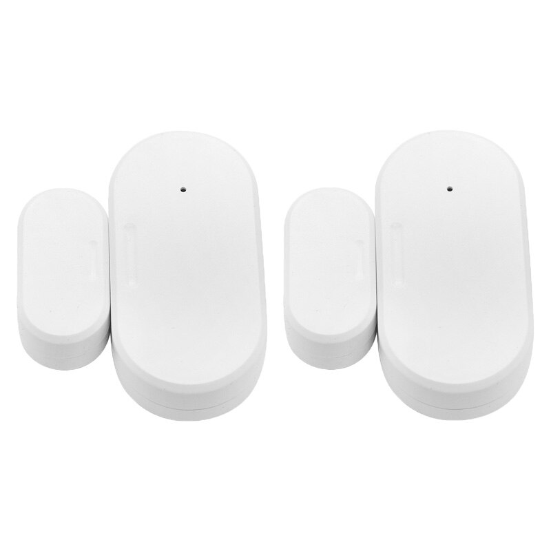Tuya Zigbee Door Window Sensor Small Smart Home Mini Magnetic Garage Door Opening Sensor System Alarm Gate Open / Close Detector: 2pcs Sensor