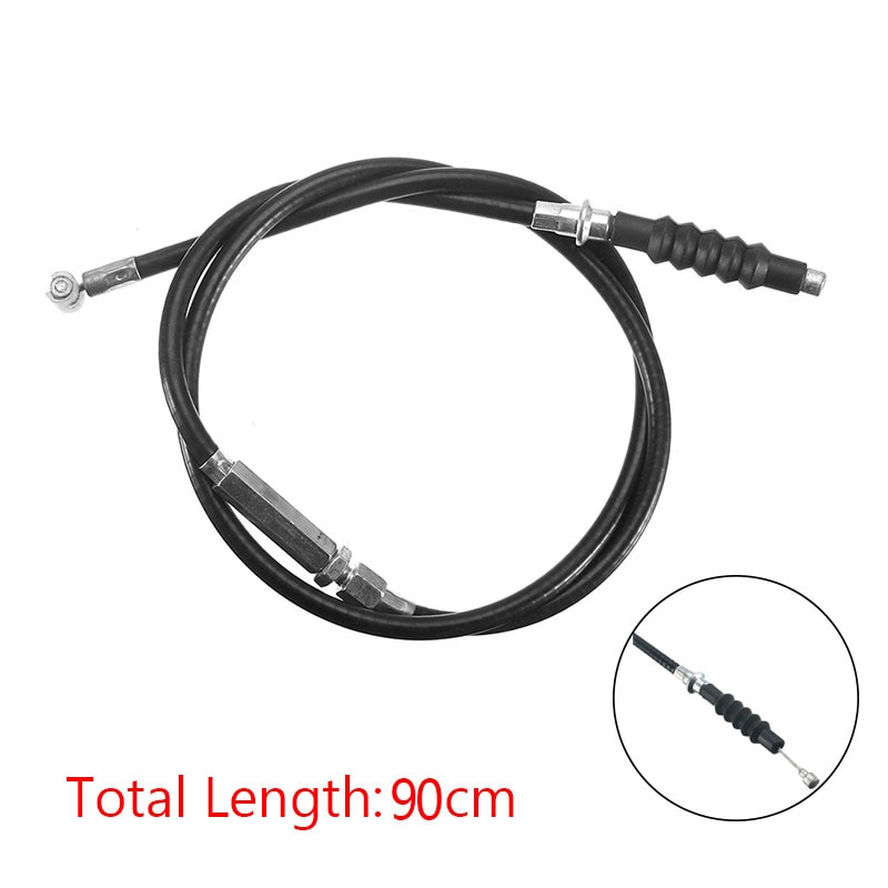 35.43Inch 90cm Adjustable Clutch Cable Throttle Cable Fit 110 125cc 140cc 4-Stroke Pitbike Pit Dirt Bike Motorcycle Accessories