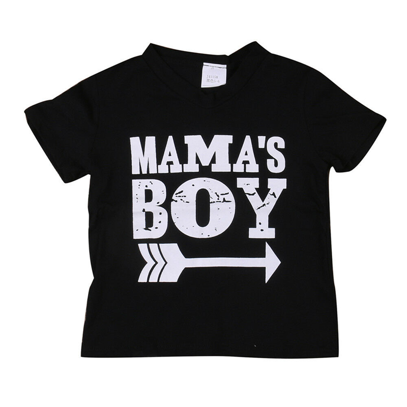Kinder Kleinkind Infant Baby Jungen Kühlen T-Shirts Mama Junge Gedruckt Tops Baby Jungen Kurzarm Baumwolle Mischung Casual T Shirt sommer Tees