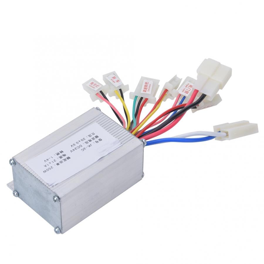 Elektrische Fiets 24V 250W Geborsteld Controller Aluminium Shell Elektrische Fiets Scooter Speed Controller E-Bike Motor onderdelen