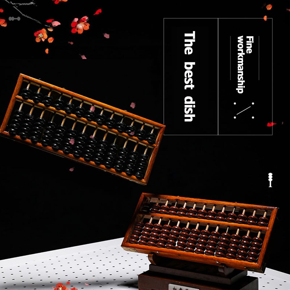 Calculadora clásica antigua con marco de madera, juguete de cuentas de plástico para desarrollar las matemáticas de los niños, Abacus, de inteligencia