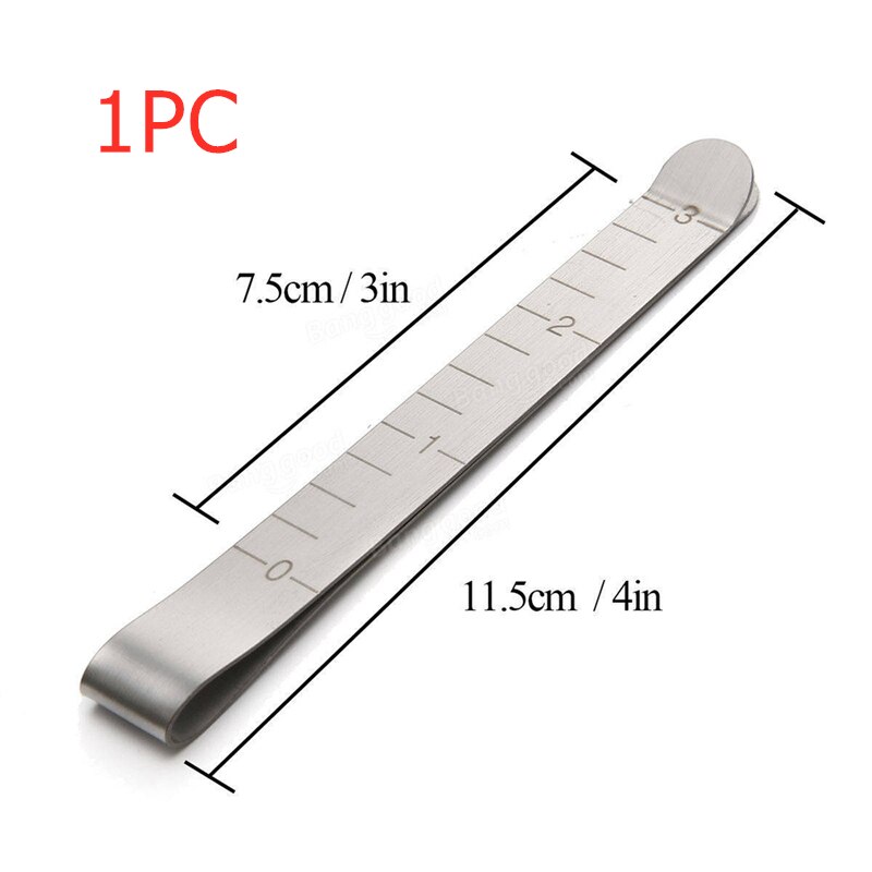 20pcs Metal Sewing Crimping Clip Stainless Steel Hemming Clips Ruler for DIY Sewing & Stitching Pinning Marking: 1pc
