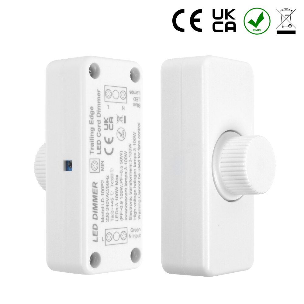 Interrupteur variateur LED mural intelligent, réglable, 220-240V, commande d&#39;éclairage