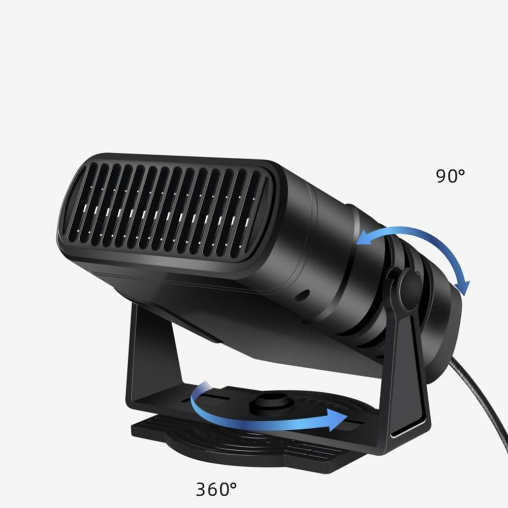 Car Heater Electric Heater Heating Cooling Fan 12/24V 120/200W Portable Dryer Windshield Demister Defroster Auto Electric Heater