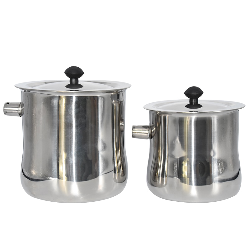 Crisol de cera de abeja de acero inoxidable, olla para colar cera de abejas, herramienta para apicultura, equipo para abejas, tanque para fundir cera de abejas
