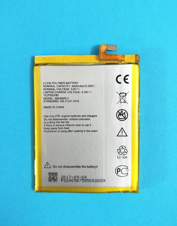 Azk 4000 Mah Nuovo di Alta Qualità 466380PLV 466380PVL Batteria per ZTE lama A610 A610C A610T BA610C BA610T Batteria Del Telefono