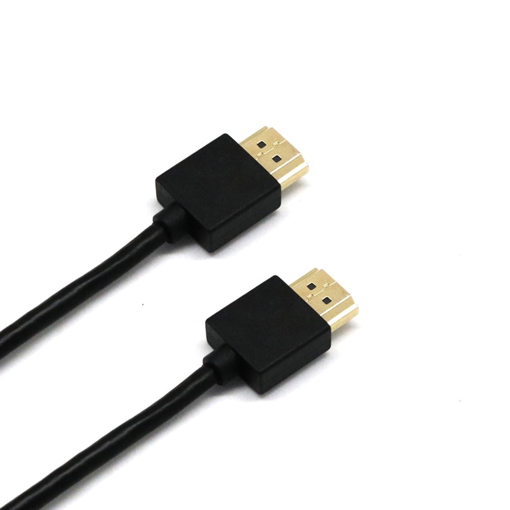 Black Ultra Slim Thin HDMI Cable For Bluray DVD PS3 HDTV XBOX LCD HD TV PC 1080P