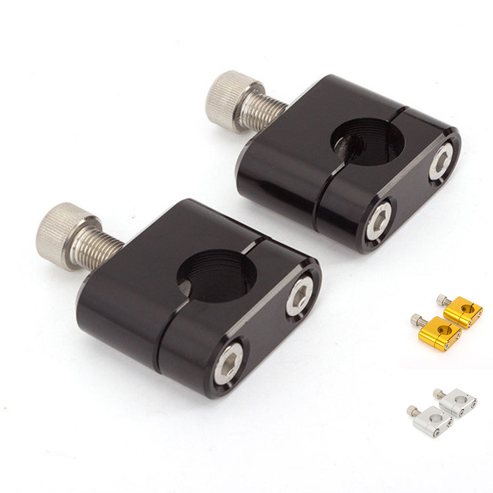 CNC Off road Motorcycle Bar Clamps Handlebar risers Adapter for 7/8" 1-1/8 Pit Dirt motorbike bar Clamps