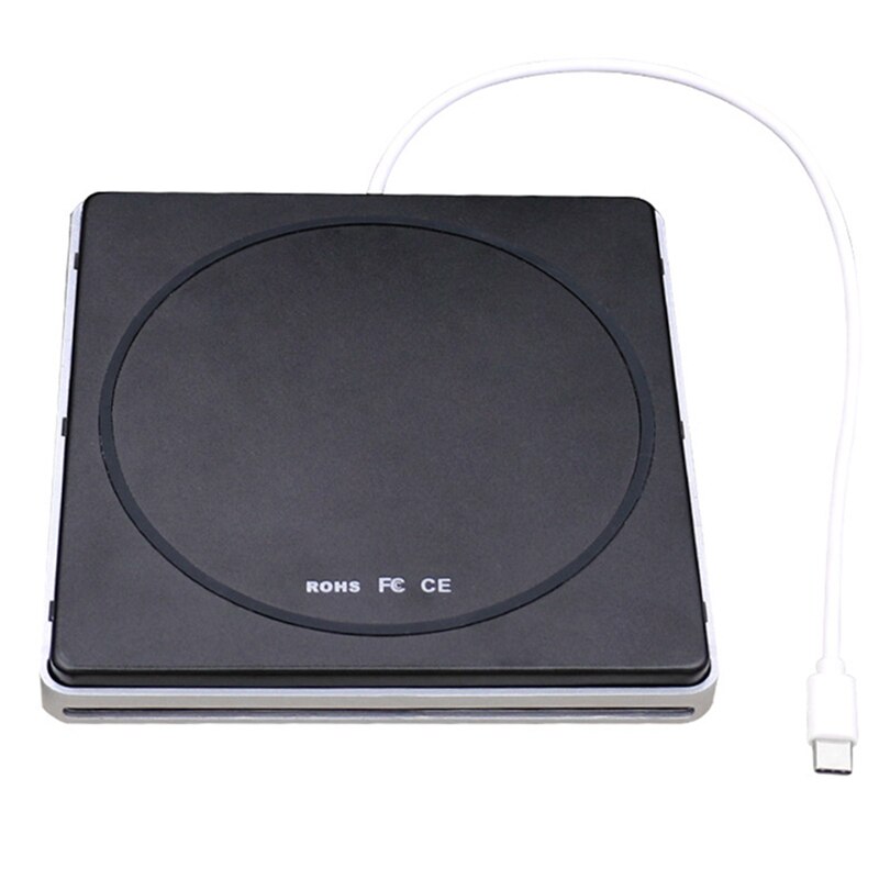 Type-c eksternt dvd-drev / brænder / optisk drev cd-drev til mac pro air imac og laptop