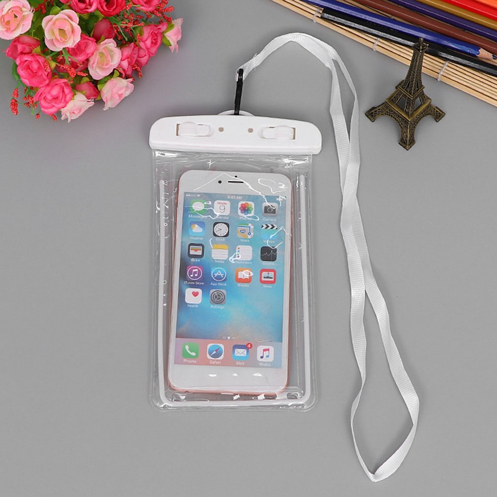 Outdoor Waterproof Phone Bag, Luminous Universal Mobile Phone Case, With Neck Strap, For Swimming Surfing Fishing Boating: 3