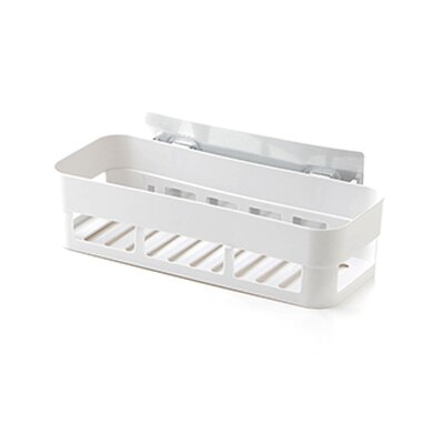 Kylpyhuoneen säilytys viemäriin kylpyhuoneteline seinään asennettava kylpyhuone seinään asennettava wc-säilytys käsinpesuvapaa lävistystarvikkeet: Valkoinen