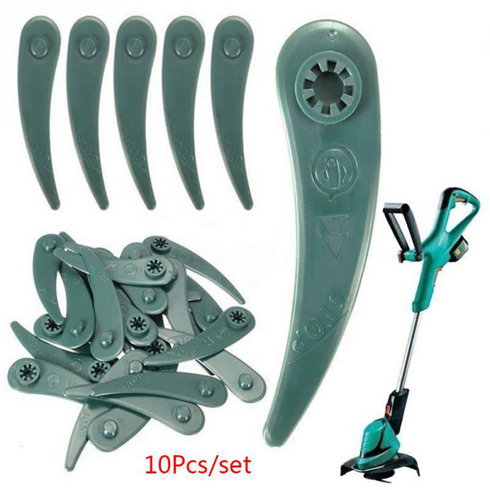 25 teile/satz Kunststoff Klingen Für Bosch Kunst 23-18 Li/26-18li Gras Strimmer Trimmer Kunststoff Garten Rasenmäihr kunststoff Klinge