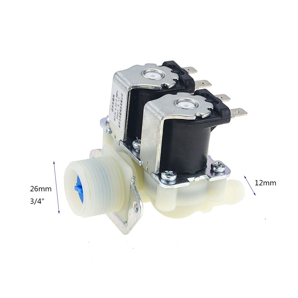 Connecteur D’entrée D’eau En Plastique Pour Lave-vaisselle Et Machine à Laver – Diamètre 25 Mm (G3/4) – Blanc – Installation Facile – Connexion étanche – Accessoire Plomberie Fiable