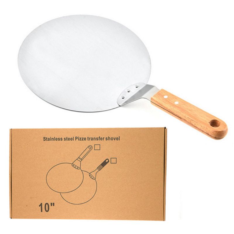 3 in 1 Pizza Cutter and Server Slicer Extra Sharp Stainless-Steel Wheel Blade An N1HA: 8YY1200699