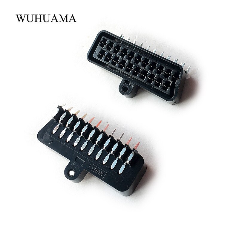 21 PINS Right Angle Type Scart Female Socket connector jack Female PCB Mount 21 PIN SCART