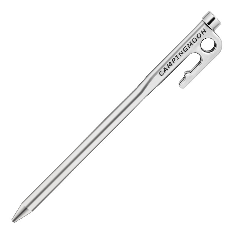 (4pcs) Steel Camping Awning Shelter Nail Campingmoon 20/25/30cm Canopy Tent Peg Hook Nail