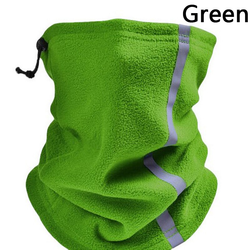 Polar Fleece Neck Buis Oor Warmer Vissen Schaatsen Running Sport Sjaal Gezichtsmasker Camping Halswarmer Warm Wandelen Sjaals: green