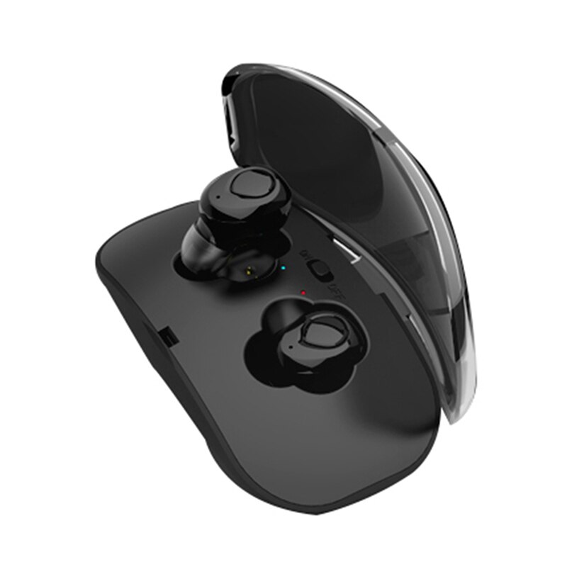 Bluetooth Headset Sport Draadloze Headset Dual Call Mini Draadloze LHB99: Black