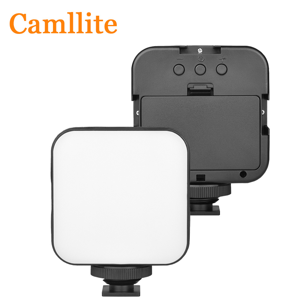 Camllite Mini Tasche Kamera praktisch LED Video Licht Fotografie 5600K Kalten Schuh Füllen Tafel Lampe