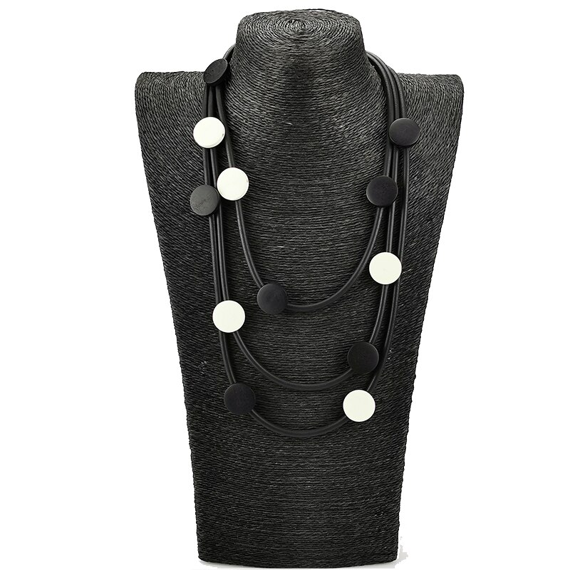 Ukebay Hout Sieraden Mode Hand Gemaakt Trui Kettingen Voor Vrouwen Choker Kettingen Bruiloft Sieraden Ketting Goth Hangers