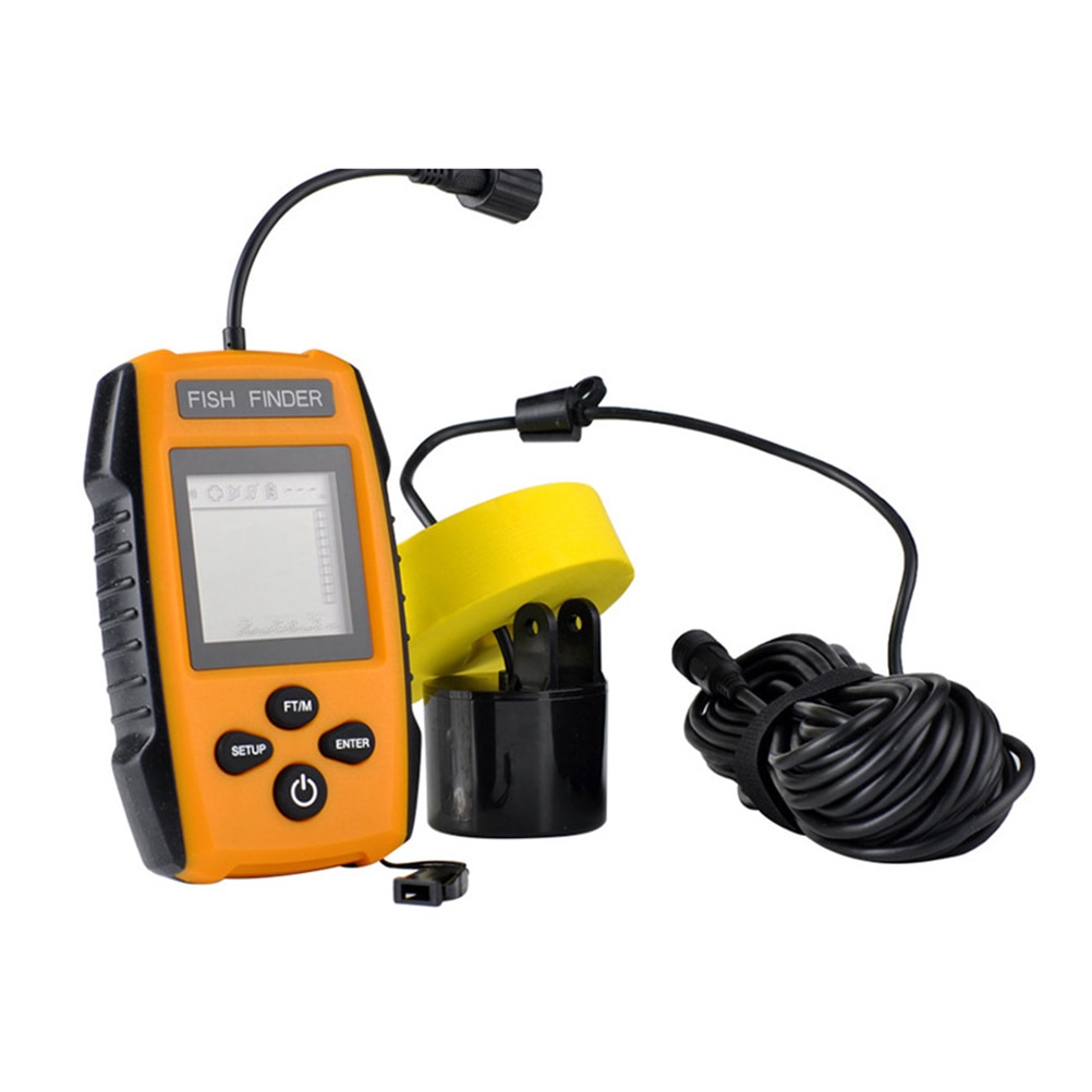 Portable Fish Finder Wired Sonar Sensor Transducer Fishfinder Tackle for Fishing