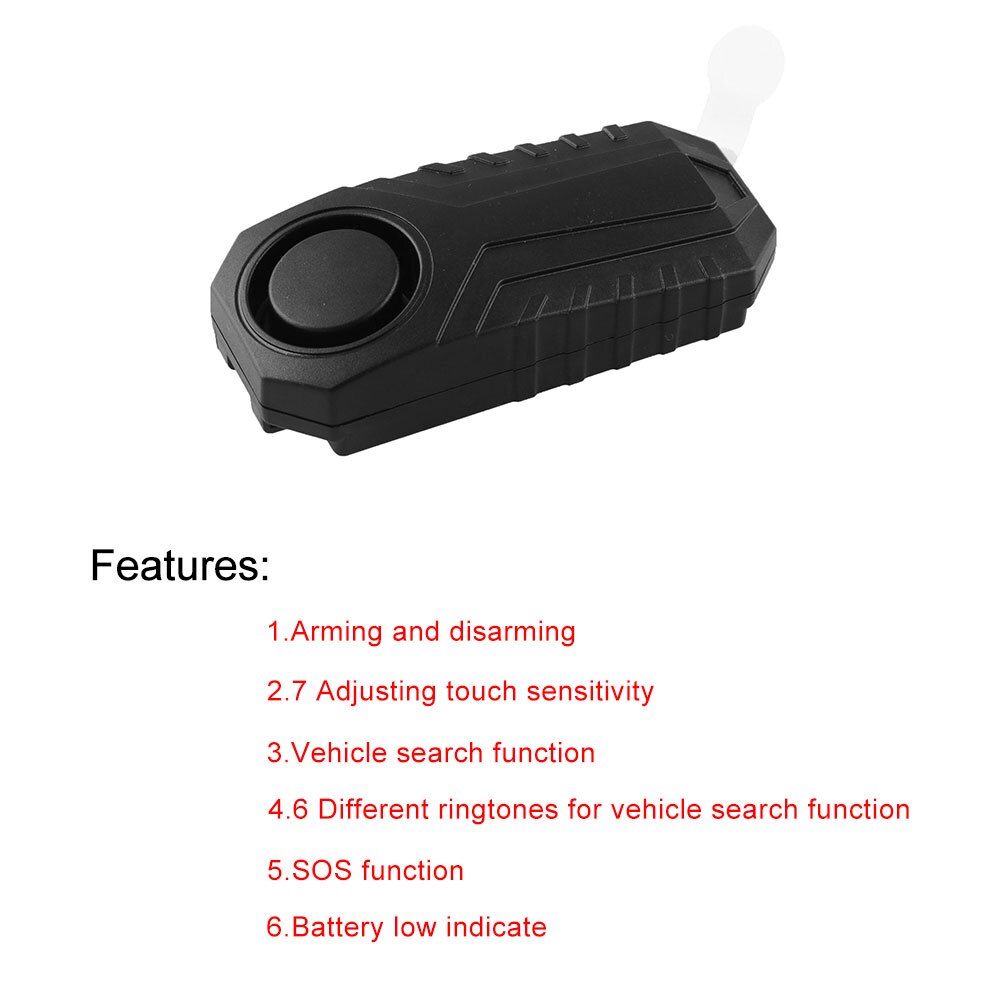 Universal Remote Alarm Voor Motorfiets Fietsen En Elektrische Motoren Verplaatsing Inductie Trillingen