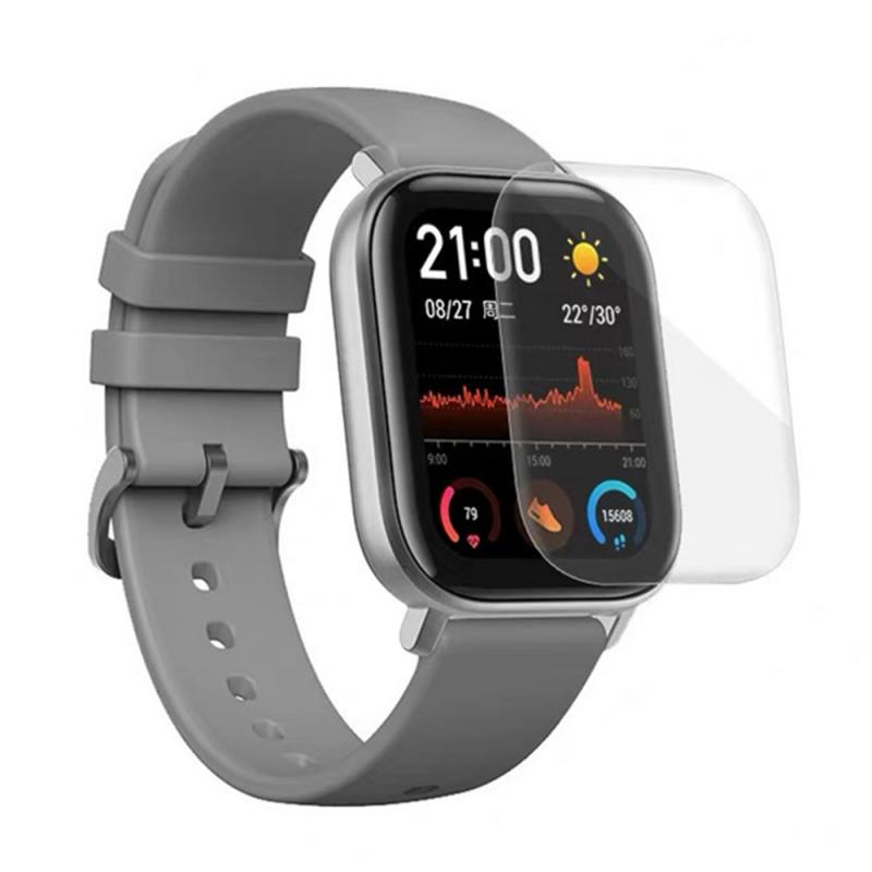 3Pcs Beschermende Volledige Film Screen Protector Volledige Cover Clear Soft Tpu Film Voor Xiaomi Huami Amazfit Gts Smart Horloge accessoires