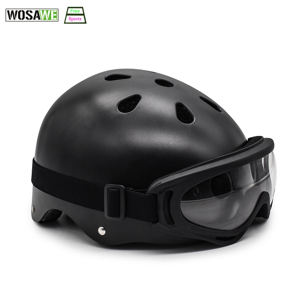 WOSAWE Kinder mtb Radfahren Helm Goggle Outdoor Sport Skifahren Skating Snowboard Motorrad Kopf Schutz Getriebe Helm