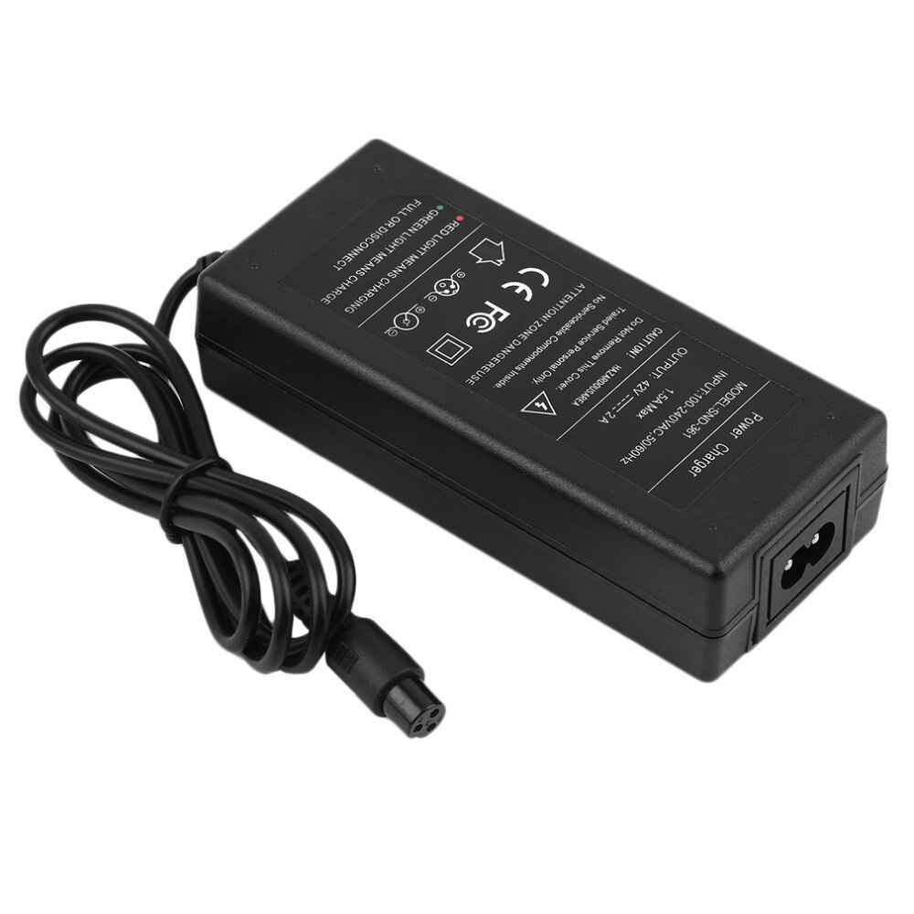 42V 2A entraînement électrique intelligent balancier auto équilibrage Scooter vol stationnaire conseil puissance batterie chargeur ue Plug