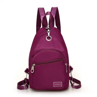 Bolso cruzado de pecho para Mujer, bandolera informal, de viaje,: Dark purple