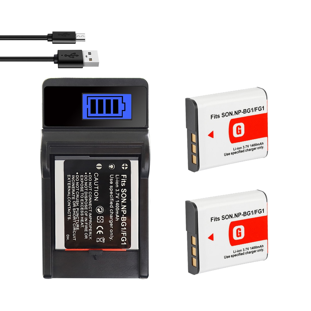 Np-bg1 Batterij Voor Sony Cyber-Shot DSC-W100 DSC-WX1 DSC-H50 DSC-H55 DSC-H3 DSC-H7 DSC-H9 DSC-H10 DSC-H20 Np FG1 Npbg1
